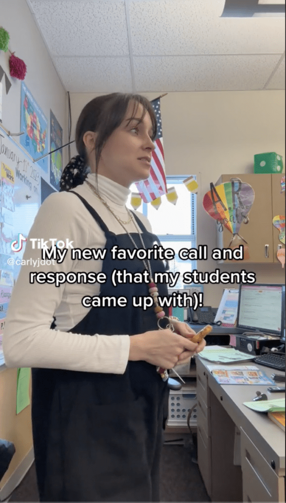 This Tiktok Teacher S Attention Getter Just Made Us Lol