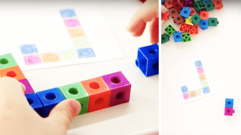 Free Snap Block Alphabet for Early Childhood Classrooms