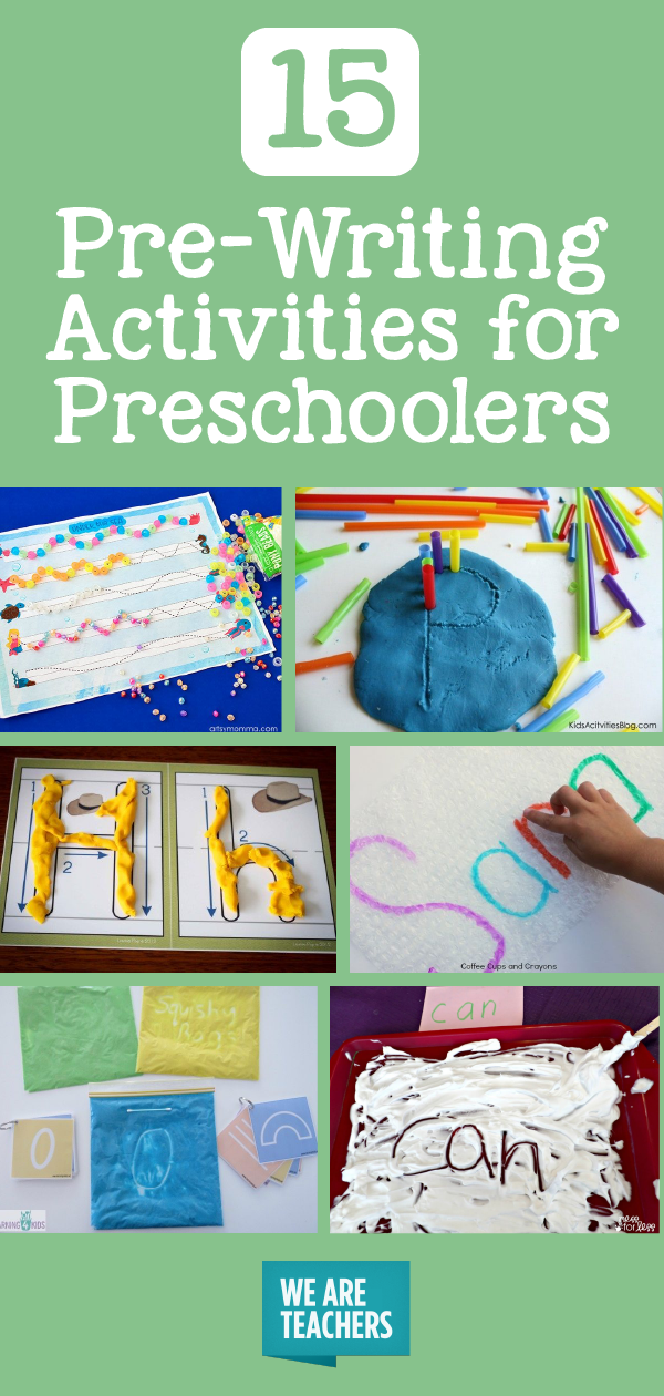 Pre-Writing Activities for Preschoolers - WeAreTeachers