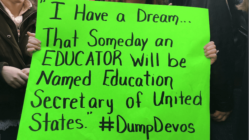 18 Brutally Honest Teacher Tweets About Betsy DeVos
