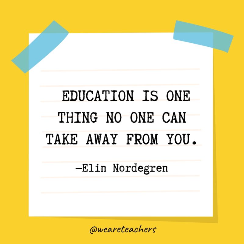 english quotes about education