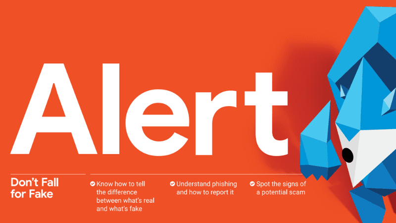 Poster from Google's Be Internet Awesome campaign to teach Internet safety for students
