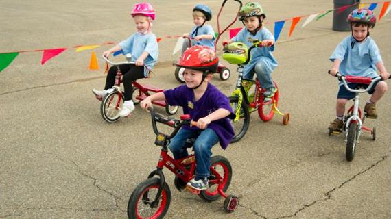 kindergarten tricycles