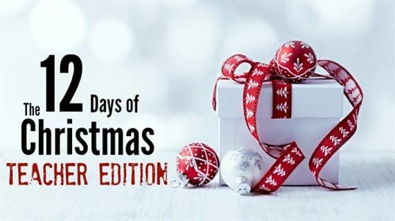 The Twelve Days of Christmas is a classic holiday tune, and we decided to put a little teacher spin on it. Go ahead and share it with your teacher BFF.