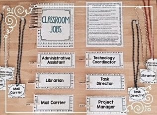 Classroom jobs for middle school students