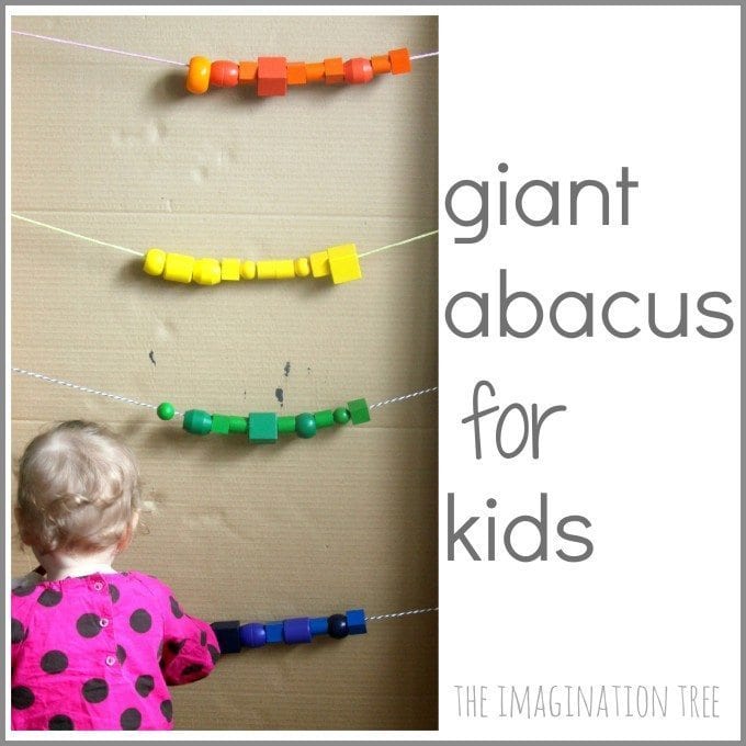 Giant abacus for kids