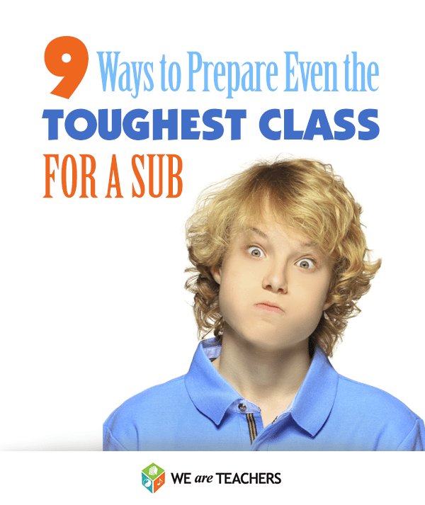 How to Prepare Your Class for a Sub