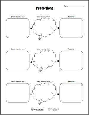 Free Printable: Predictions and Inferences - WeAreTeachers