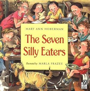 Book cover for The Seven Silly Eaters