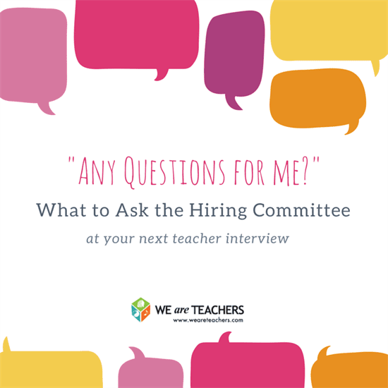 What to ask teachers in an interview