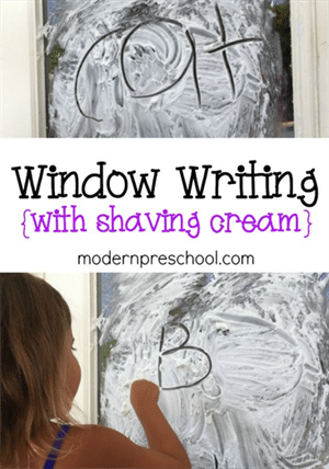 window writing