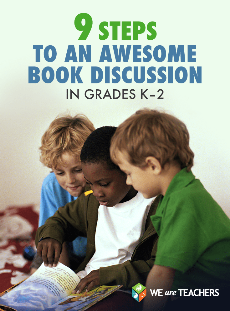 9 Steps to an Awesome Book Discussion in Grades K-2 9 Steps to an Awesome Book Discussion in Grades K-2