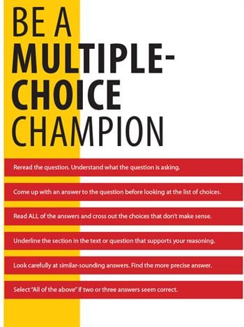 Be a multiple choice champion