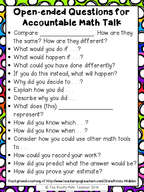 2 worksheet class for english WeAreTeachers Pose Class Better  Ways Math 8 to Questions  in