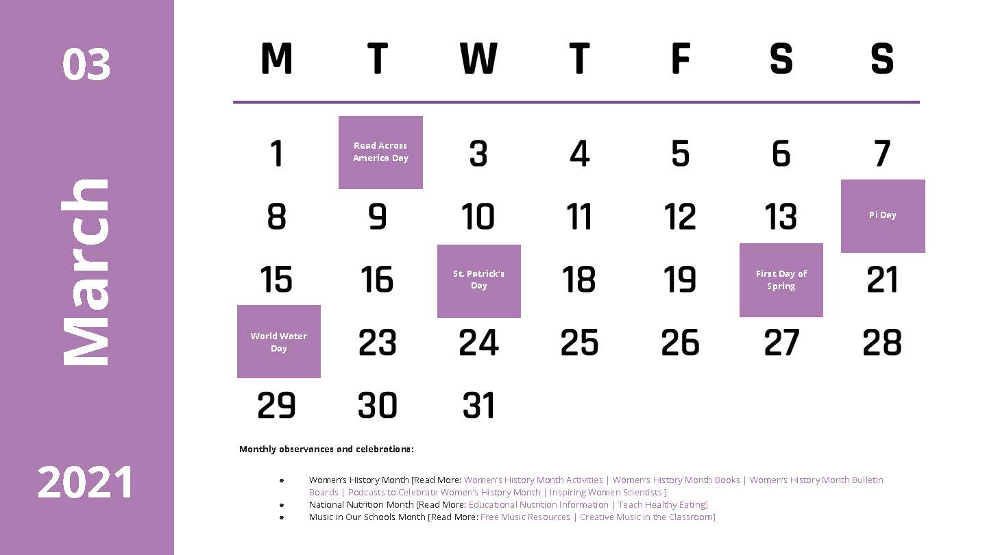 The Big List of School Holidays and Special Days to Celebrate