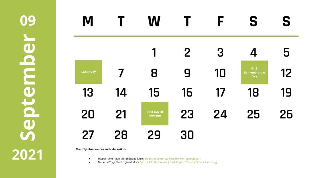 The Big List of School Holidays and Special Days to Celebrate