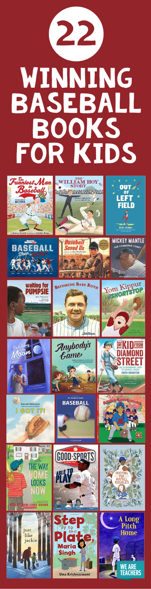 Best Baseball Books for Kids, As Chosen by Teachers