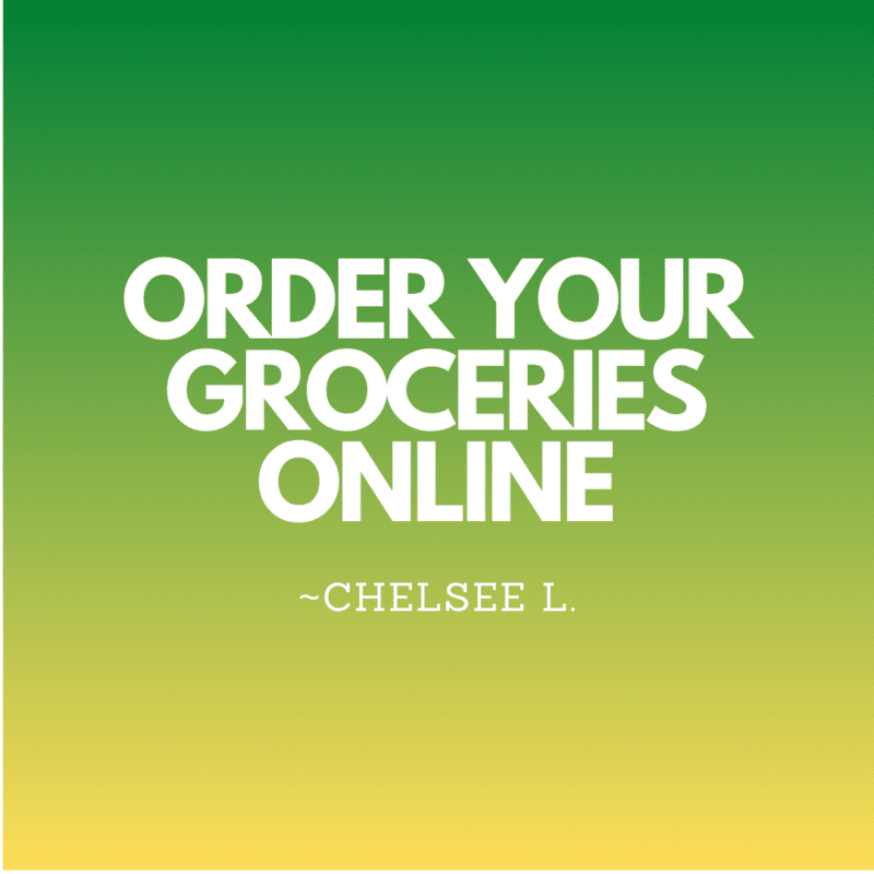 Order your groceries online
