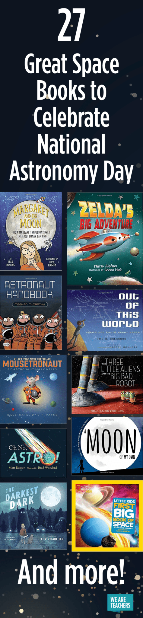 27 Fun Outer Space Books For Kids Elementary And Middle School