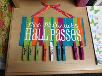 hall pass ideas you'll want to steal for your classroom