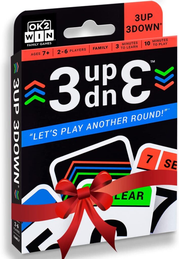 A small box says 3Up 3Down on it.