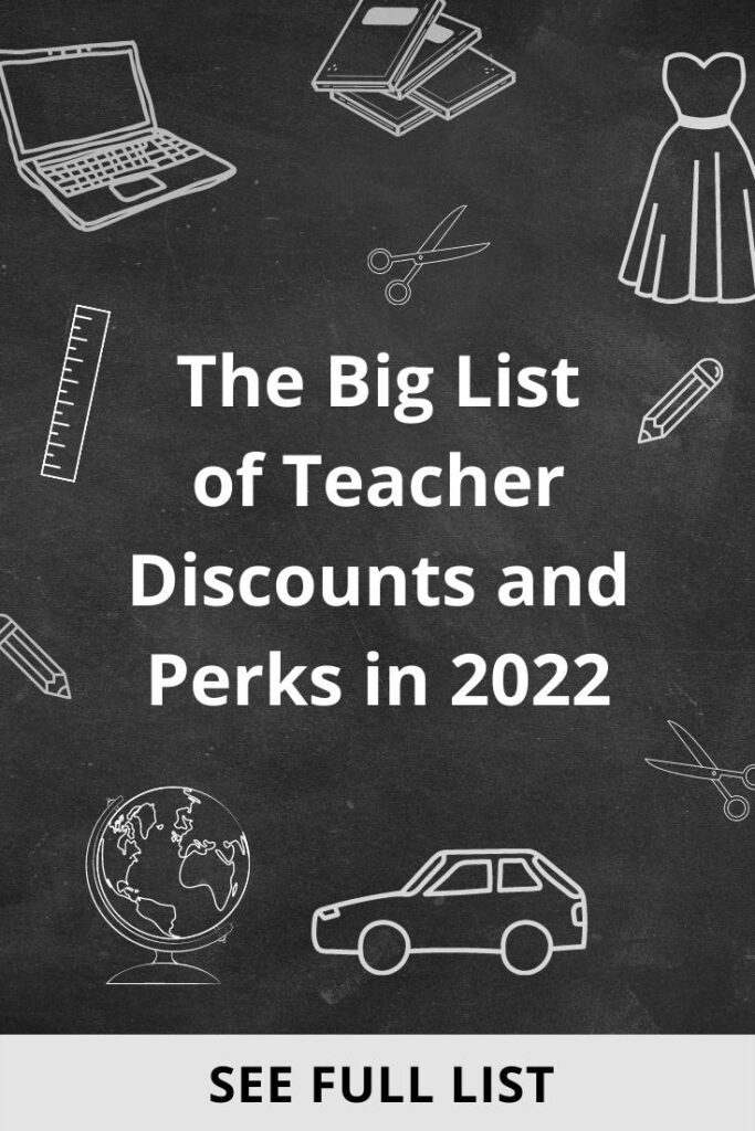 The Big List of Teacher Discounts and Perks in 2022