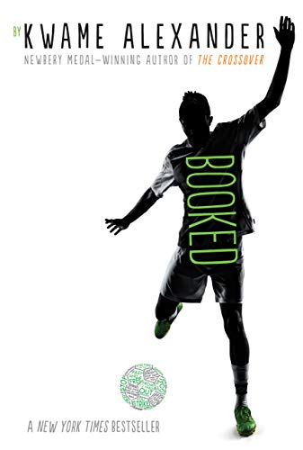 The book cover for 'Booked,' by Kwame Alexander