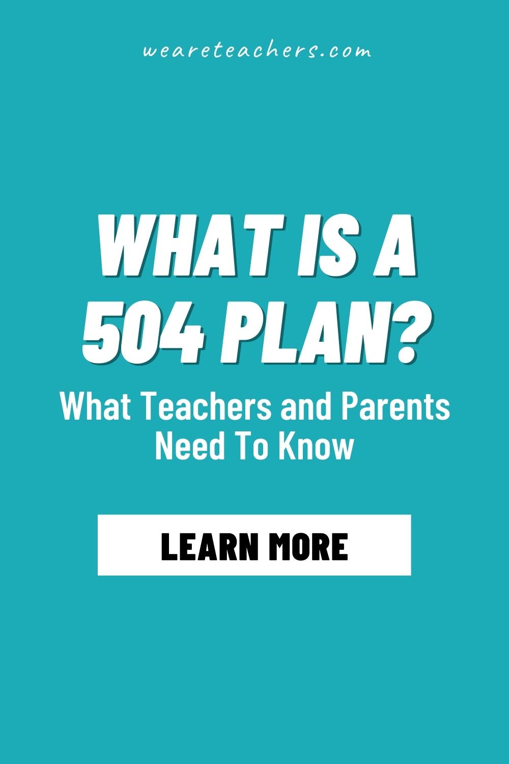 504 plan math accommodations