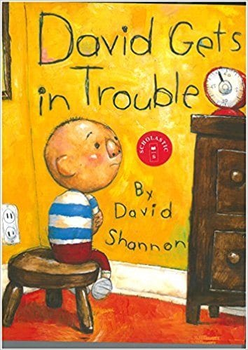 Book cover for David Gets in Trouble as an example of social skills books for kids