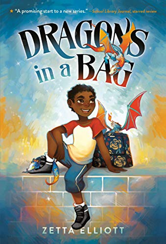 The book cover for "Dragons in the Bag" by Zetta Elliott