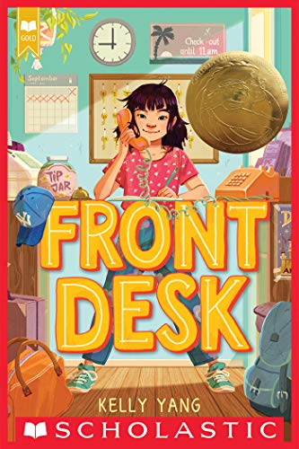 The book cover for "Front Desk" by Kelly Yang