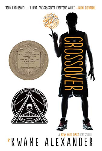 The book cover for 'Crossover,' by Kwame Alexander