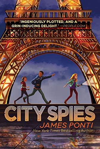 The book cover for 'City Spies' by James Ponti