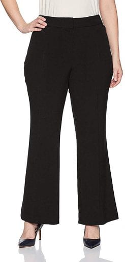 Briggs plus size black dress pants