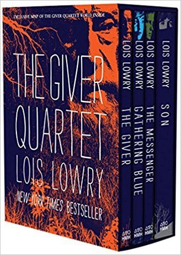 The Giver Quartet book cover--middle school books