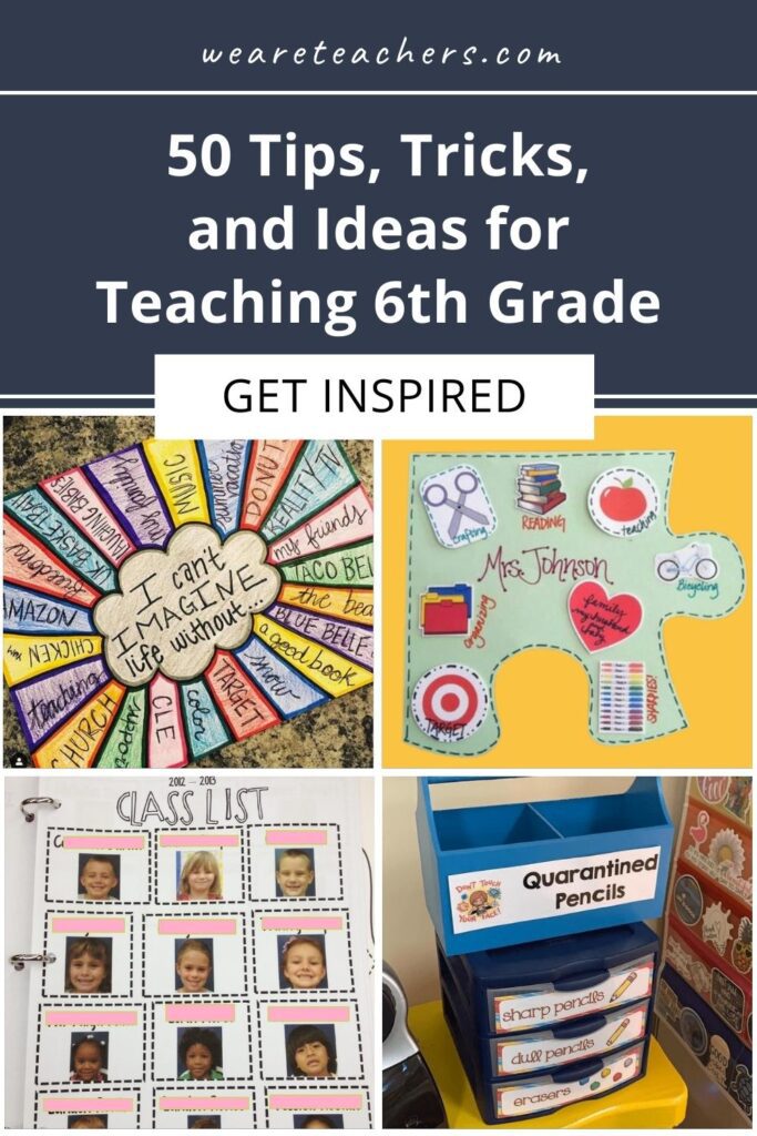 50 Tips, Tricks, and Ideas for Teaching 6th Grade