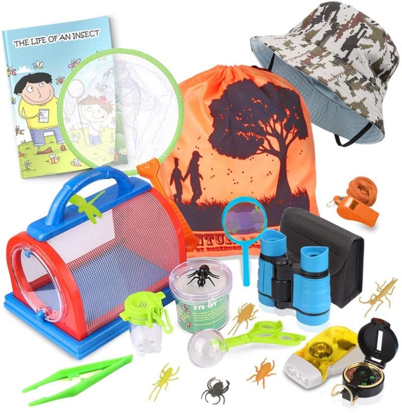 Cute Educational Motivational Kids Back Yard Bug Catching Kit Catch Store Study 