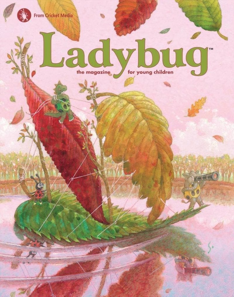 Sample issue of Ladybug magazine as an example of the best magazines for kids