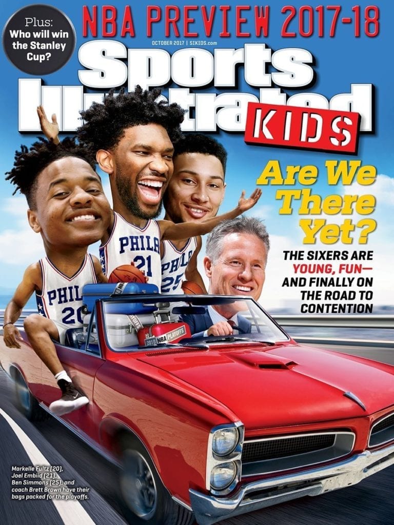 Número de muestra de la revista Sports Illustrated Kids
