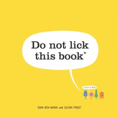 Do not lick this book cover