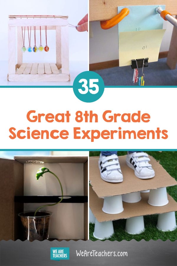 8th grade science experiments for science fair