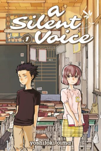 Middle school manga book: A Silent Voice