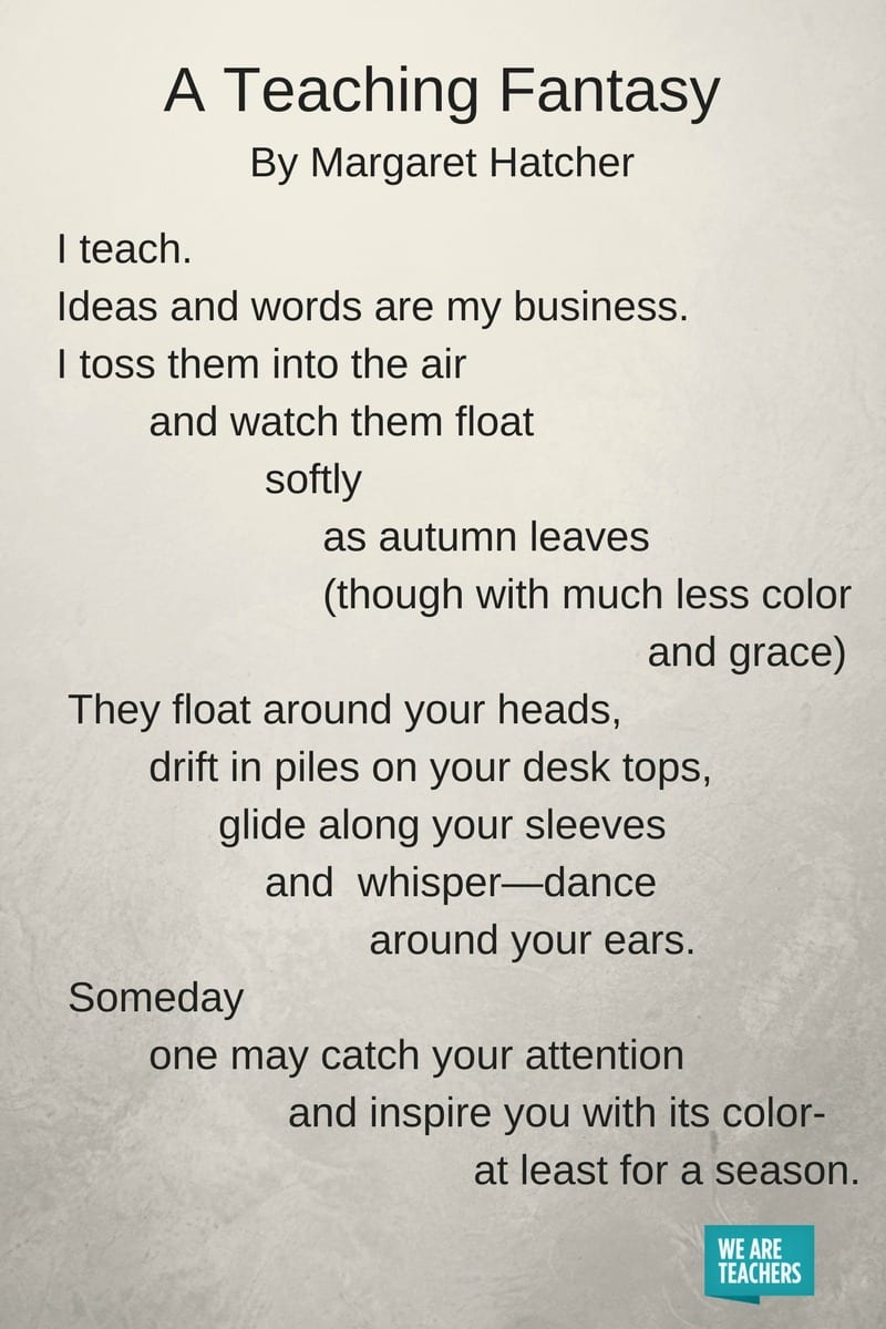 10 of Our Favorite Poems About Teaching - WeAreTeachers