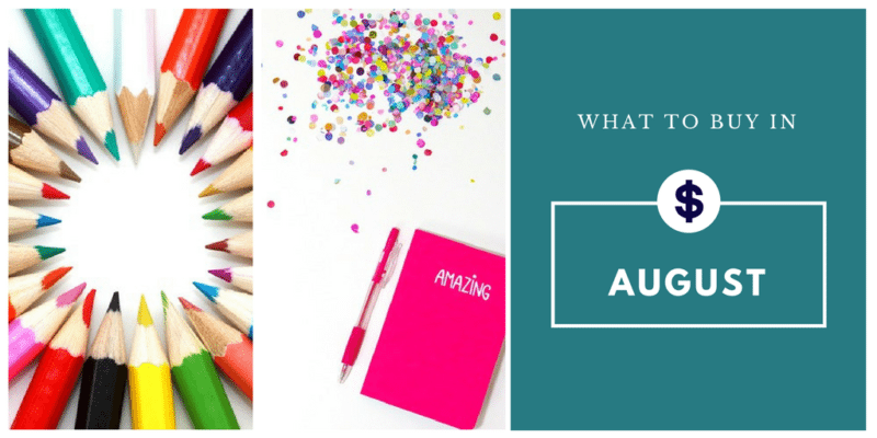 what to buy in August
