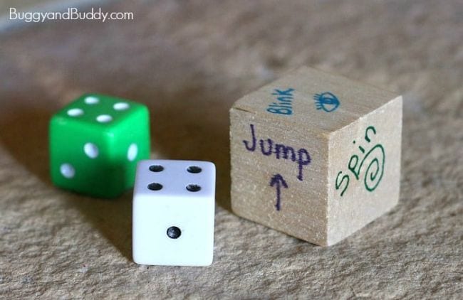 Active Math Games Action Dice