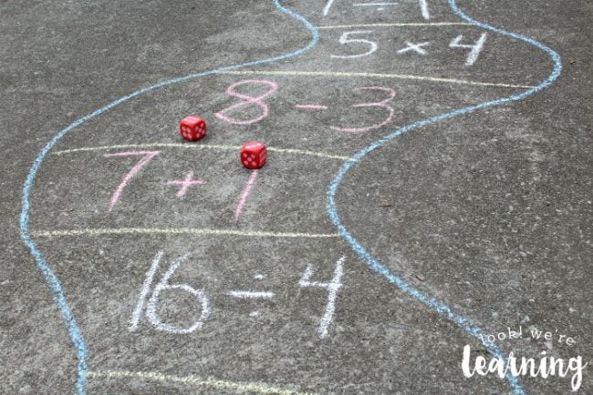 Active Math Games Outdoor Board Game