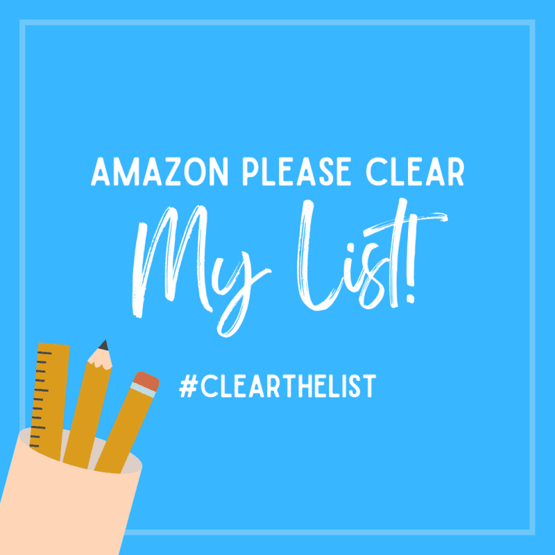 Amazon please clear my list