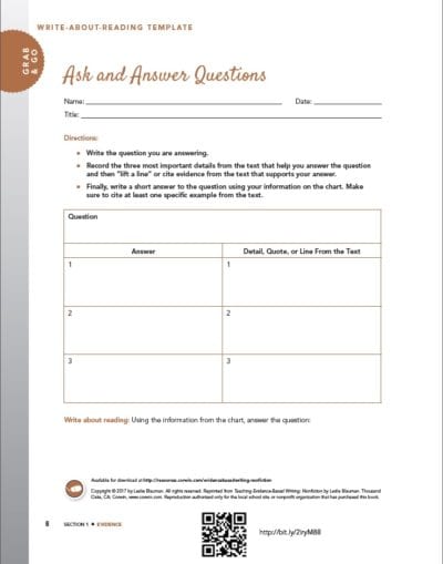 Scavenger Hunts for Readers: 4 Fun Citing Textual Evidence Activities