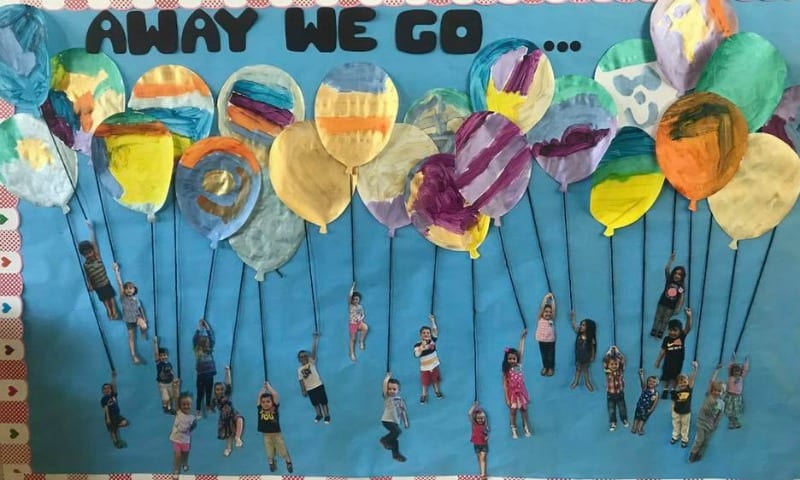 Away We Go - Back to School Bulletin Board Ideas