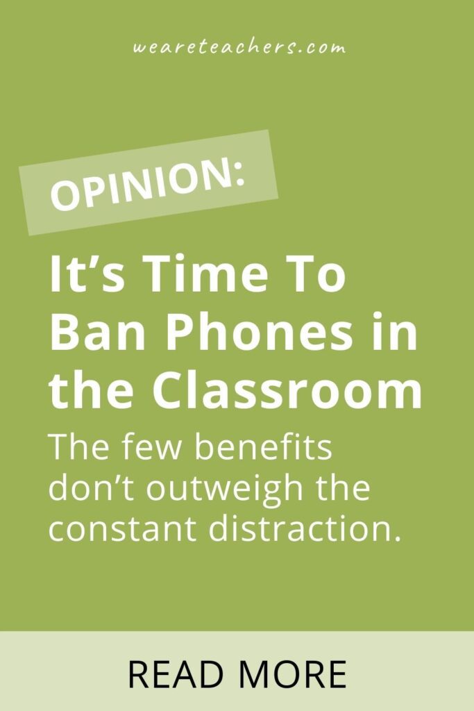 OPINION: It's Time To Ban Phones in the Classroom